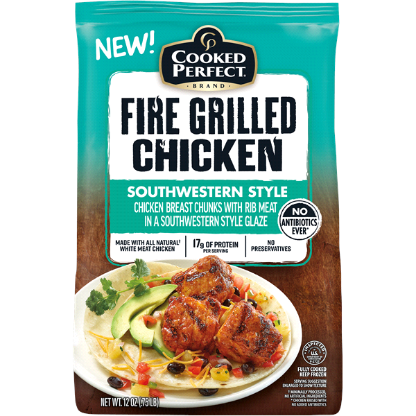 slide 1 of 1, Cooked Perfect Brand Fire Grilled Chicken, 