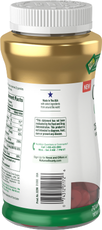 slide 7 of 9, Nature's Bounty Nature''s Bounty Vitamins C, D3, & Zinc, Immune Support Gummies, Citrus Berry, 70 ct