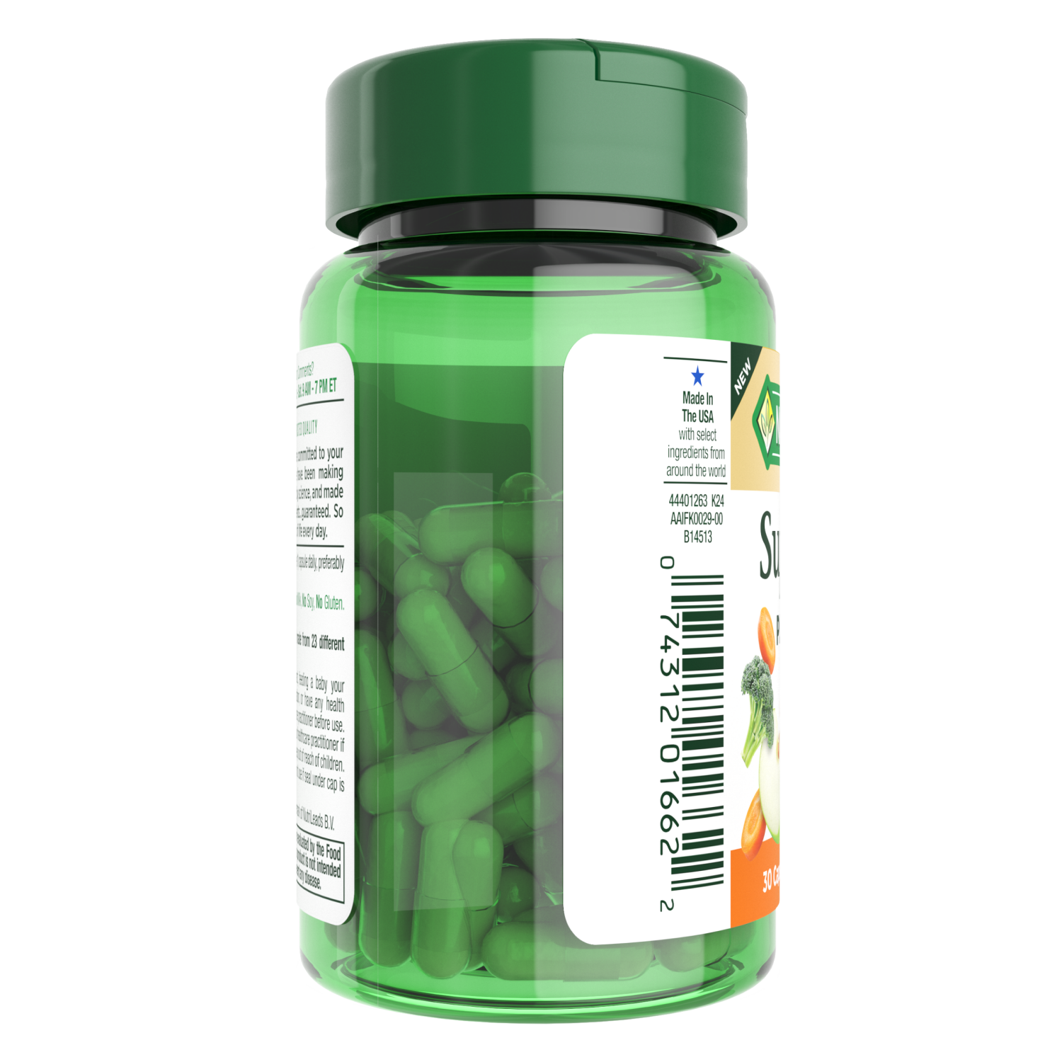 slide 3 of 4, Nature's Bounty Superfood Immune Caps, 30 ct