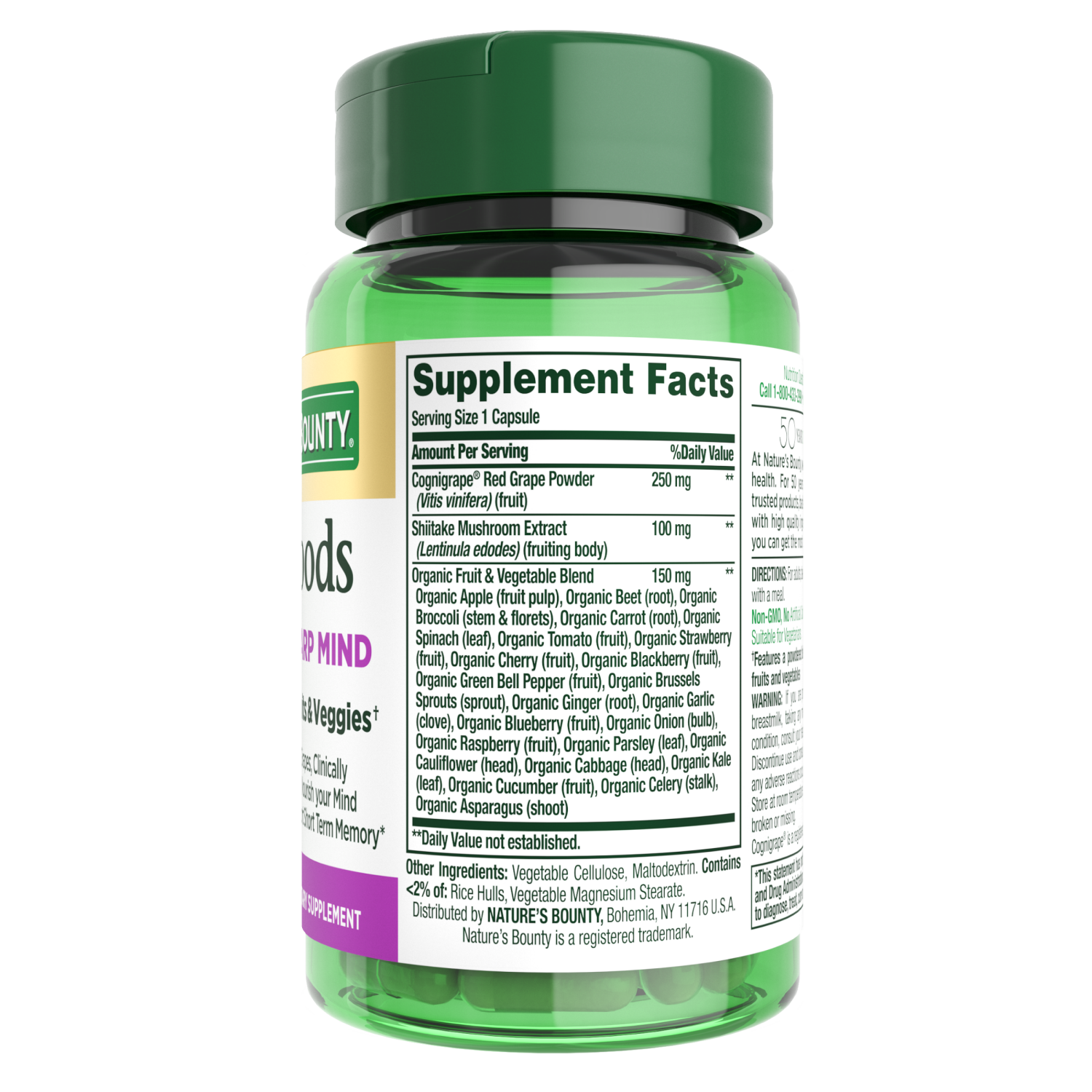 slide 4 of 4, Nature's Bounty Supermood Mind Caps, 30 ct