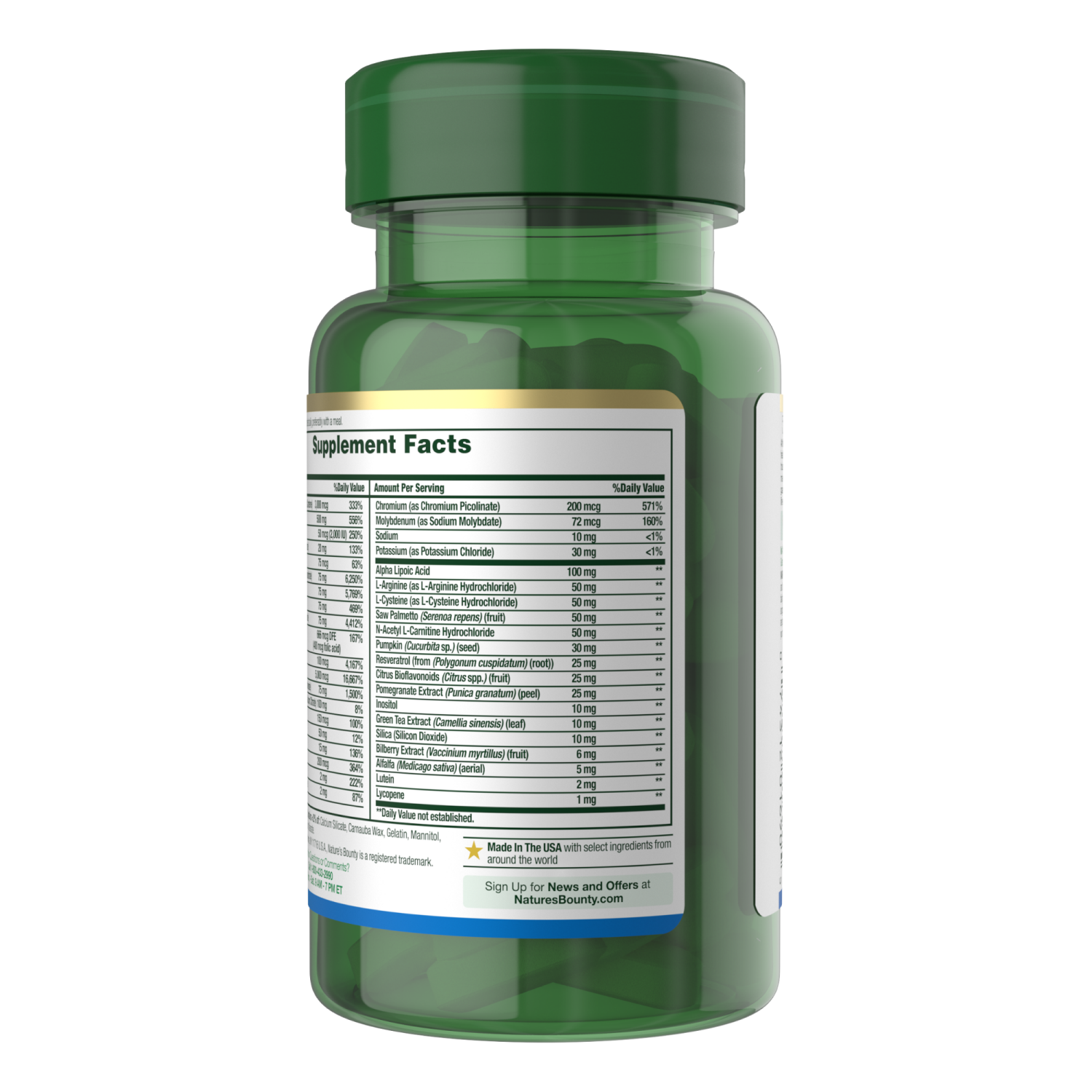 slide 4 of 6, Nature's Bounty High Potency Mens Complete Multivitamin Capsules 100 CT, 100 ct