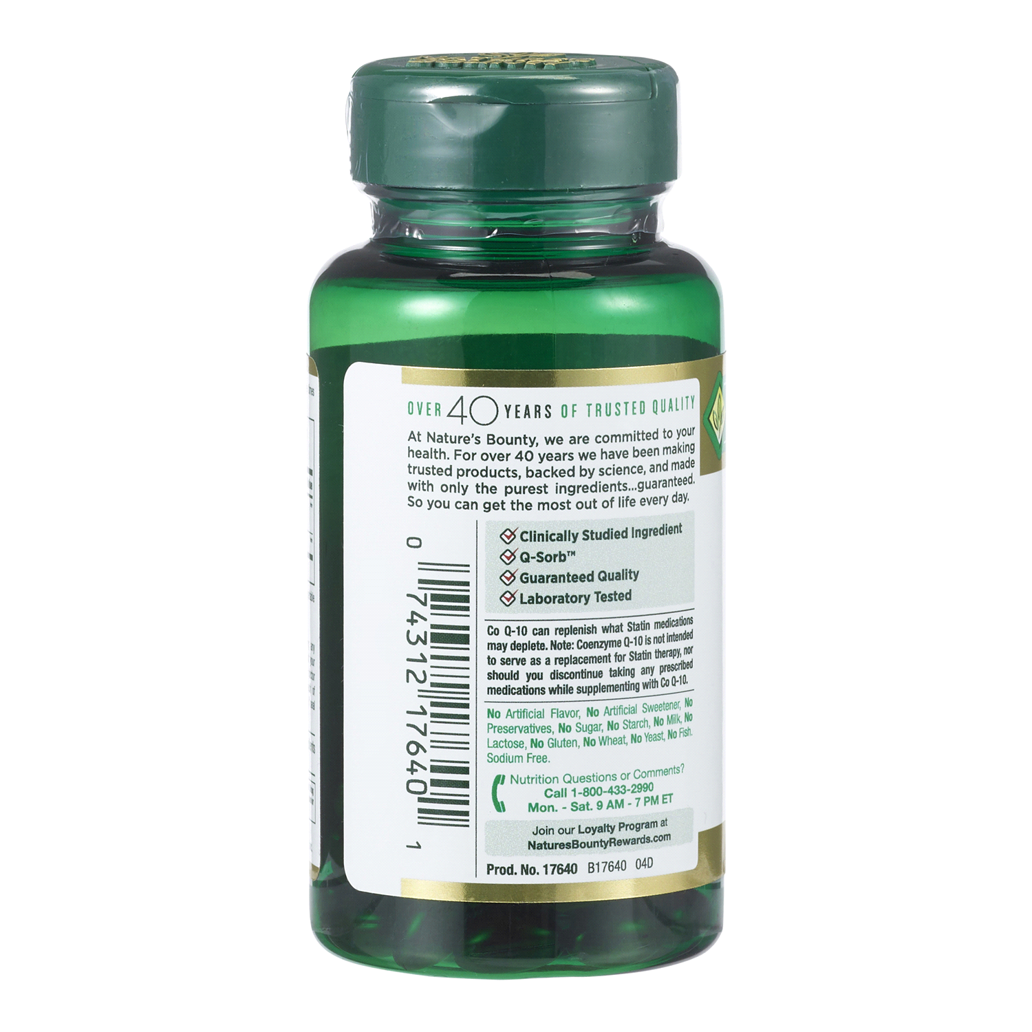 slide 2 of 2, NATURES BOUNTY Coq10 100Mg+ L-Carnitine Rapidrls Softgels, 100 mg