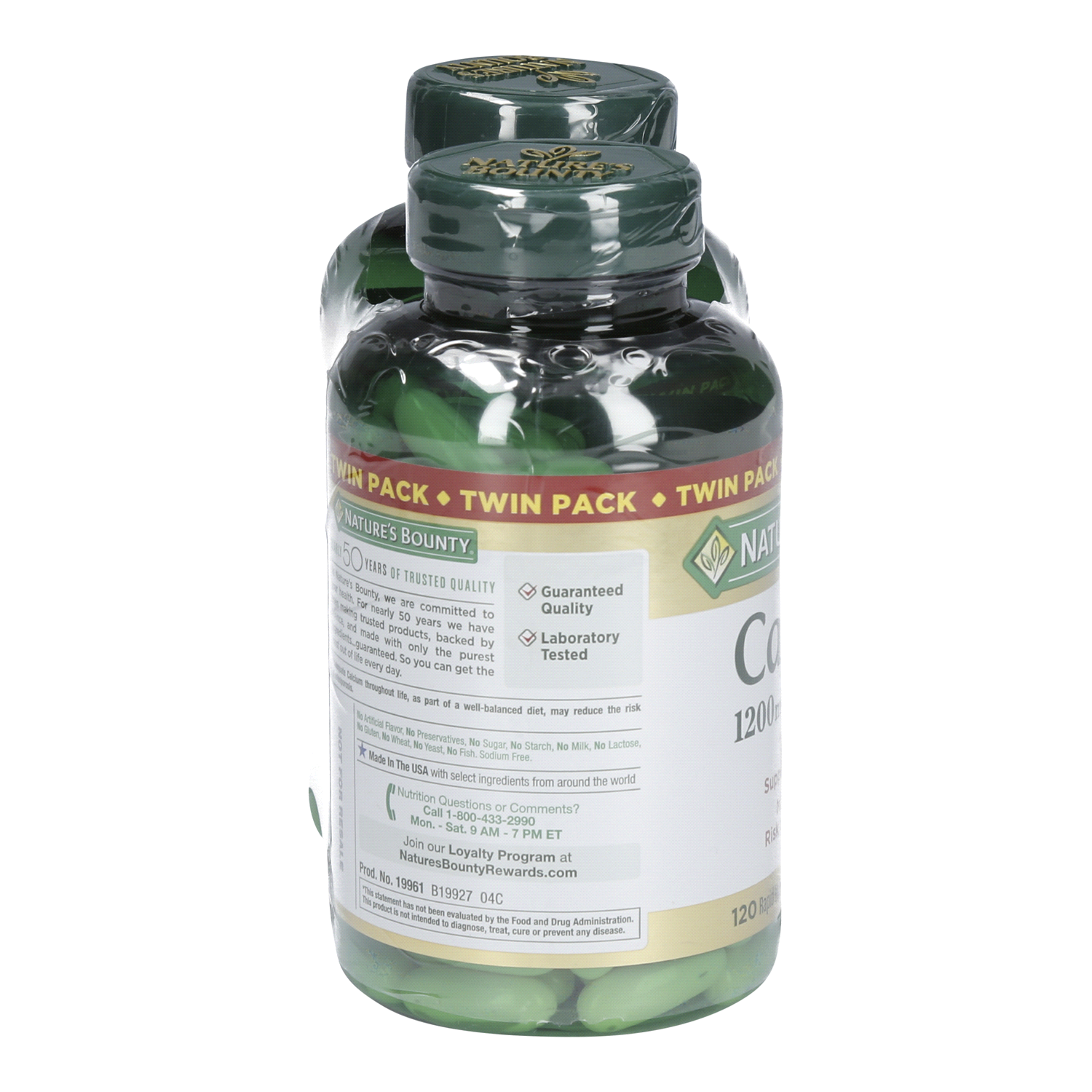 slide 3 of 3, Nature's Bounty Calcium 2 ea, 2 ct