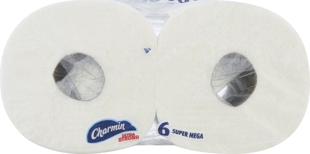 slide 3 of 8, Charmin Ultra Strong Bath Tissue Super Mega 6Ct, 6 ct