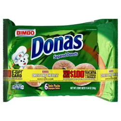 Bimbo Donas Azucaradas MP 6 Pack 11.10 Oz