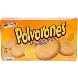 Marinela Polvorones Orange Shortbread Cookies, 8 count, 20.88 oz