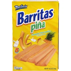 Marinela Barritas Piña Filled Cookies, 8 packs, 18.88 oz