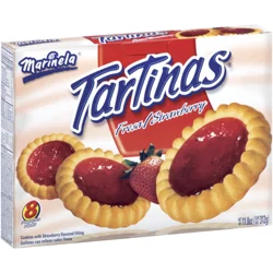 Marinela Tartinas Strawberry Filled Cookies, 8 packs, Cookies, 11.04 oz Box