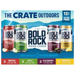Bold Rock Crate Outdoors Variety 12pk Can