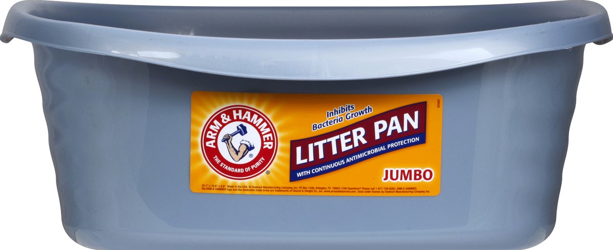slide 4 of 4, Arm & Hammer Jumbo Litter Pan, 1 ea