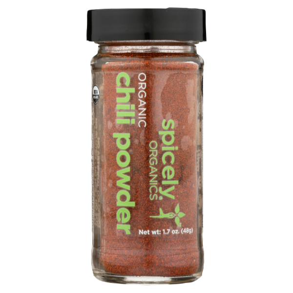 slide 1 of 2, Spicely Organic Spices Chili Powder, 1.7 oz