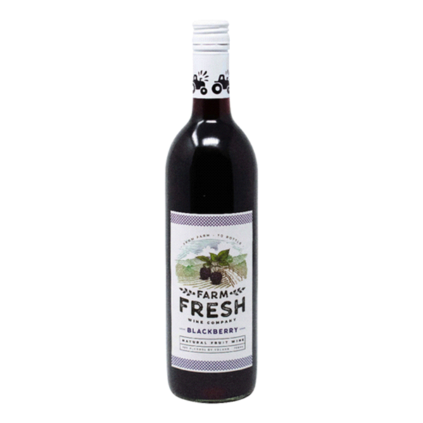 slide 1 of 1, Farm Fresh Blackberry Wine, 750 ml