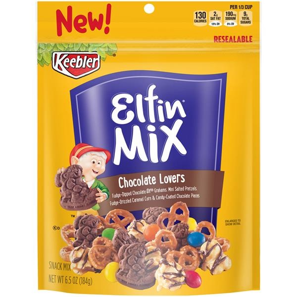 slide 1 of 1, Keebler Elfin Mix Chocolate Lovers Cookies, 6.5 oz