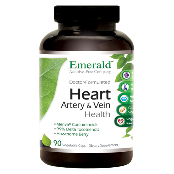 slide 1 of 1, Emerald Laboratories Emerald Heart Health, 90 Veg Capsules, 1 ct