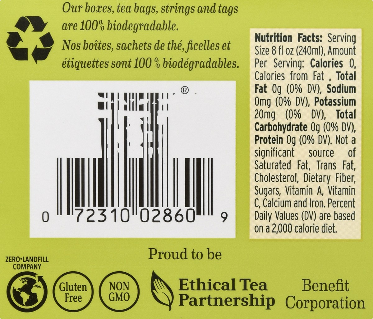 slide 8 of 10, Bigelow Green Tea, with Ginger, Tea Bags, 18 ct