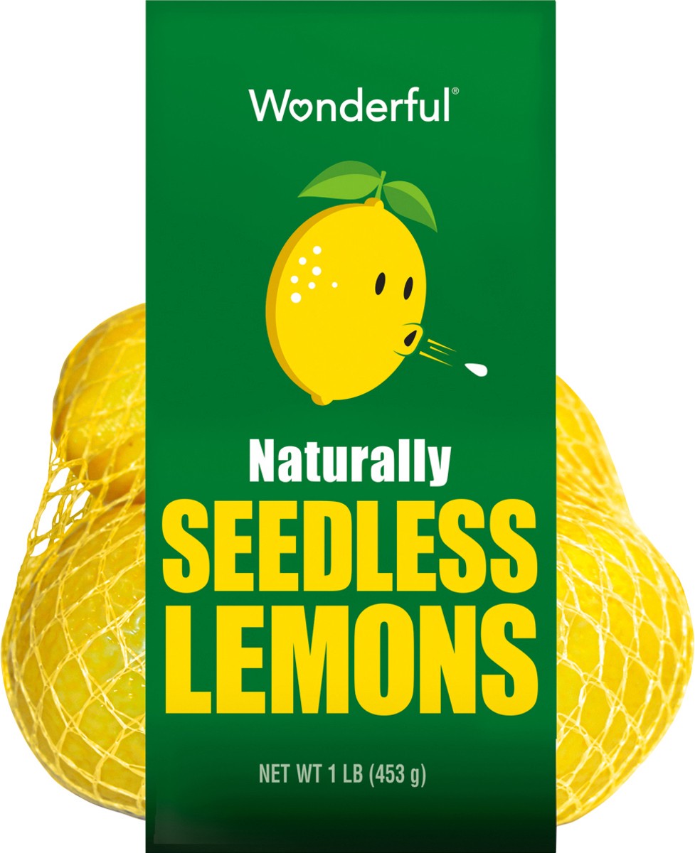 slide 2 of 3, Wonderful Seedless Lemons, 1 Pound Bag, 1 lb