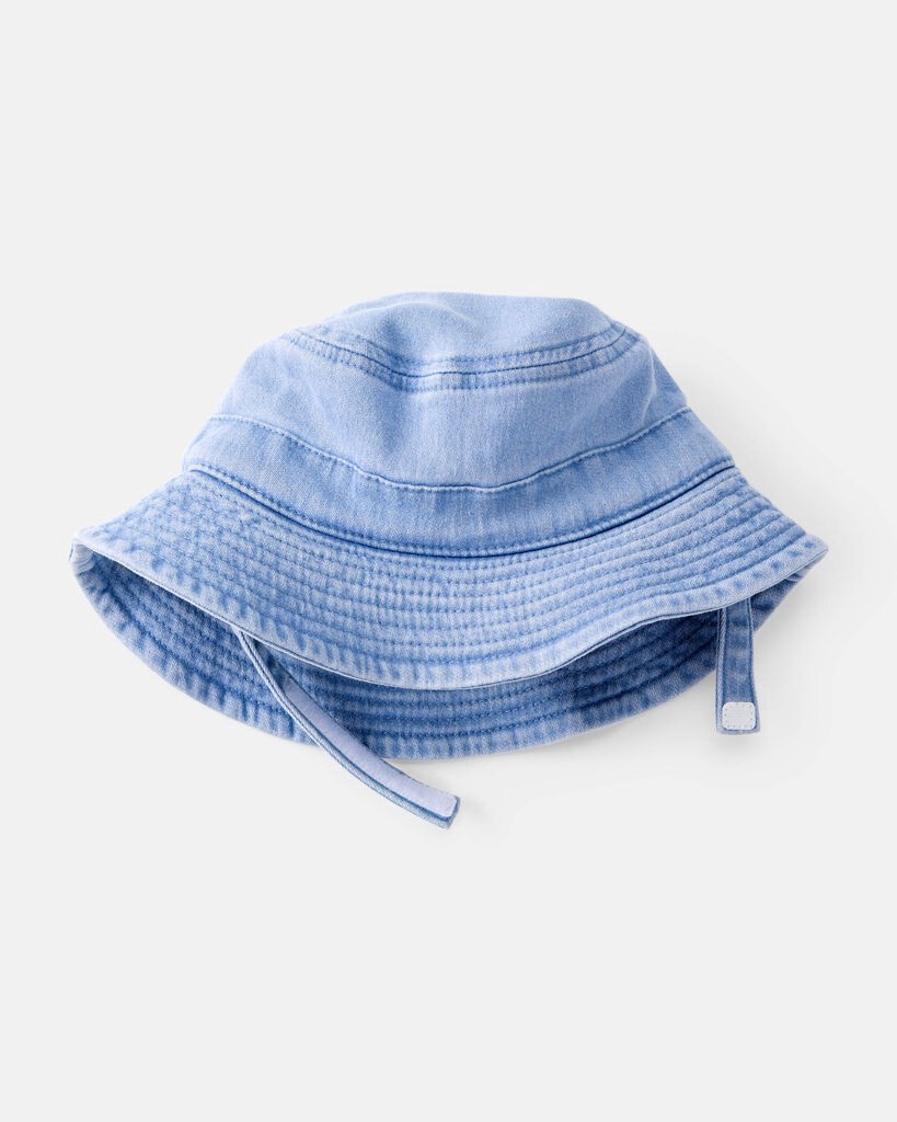 slide 2 of 2, Oshkosh Baby Chambray Bucket Hat - Blue Blue 1224, 1 ct