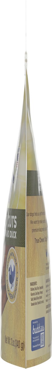 slide 9 of 10, Blue Buffalo True Chews Premium Jerky Cuts Dog Treats, Made in the USA with Natural Ingredients, Duck, 12-oz Bag, 12 oz