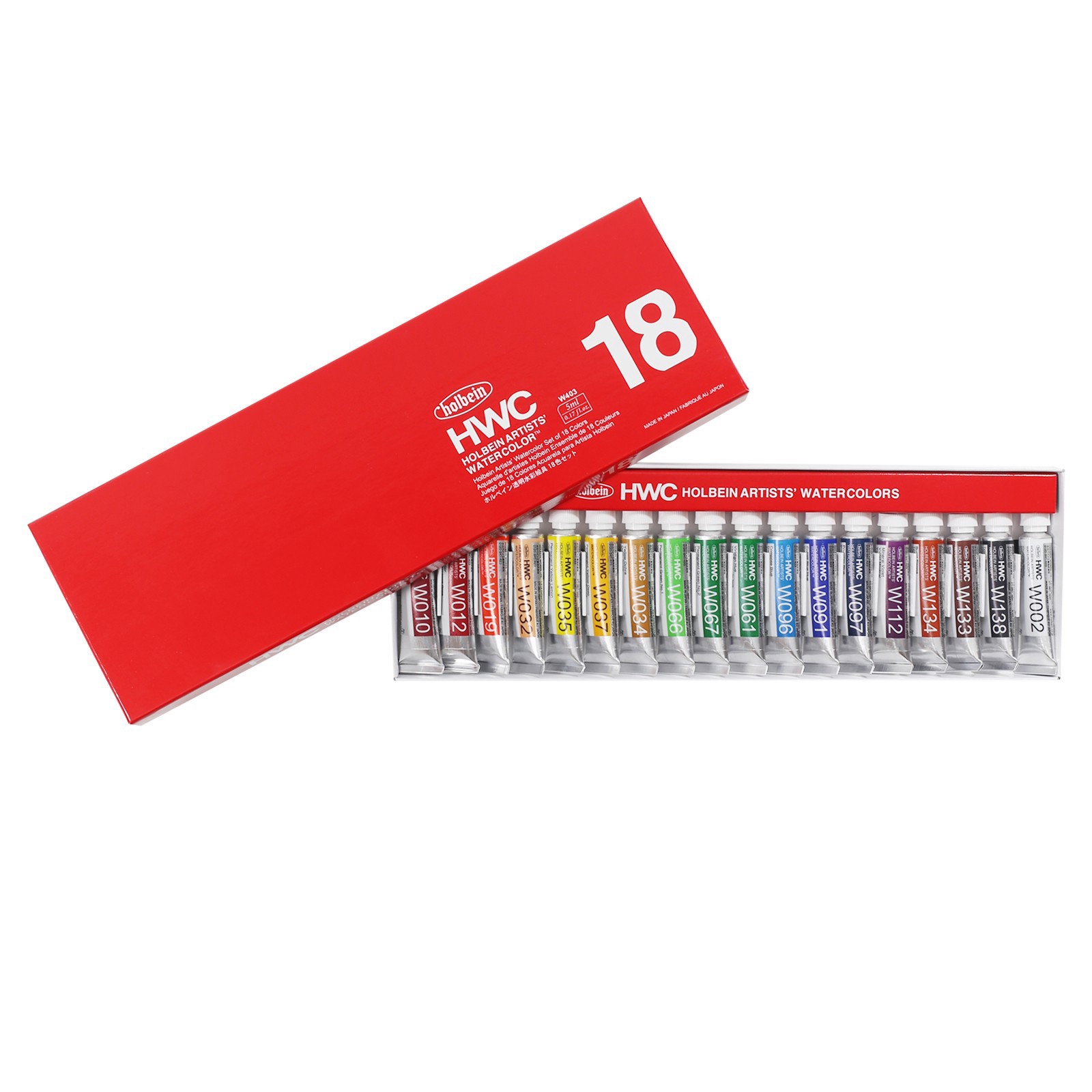 slide 3 of 4, Holbein 18 Color Artist's Watercolor Set, 0.17 fl oz