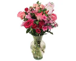 Bloom Haus™ Vanderpump Signature Pink Fresh Cut Flower Arrangement in Vase