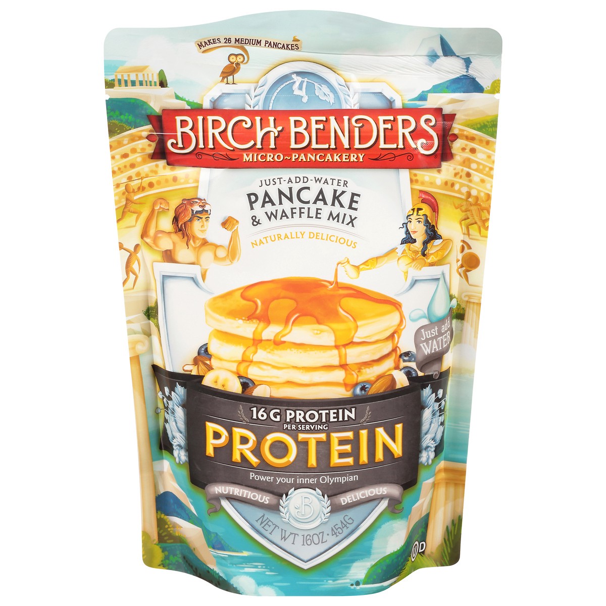 slide 1 of 9, Birch Benders Protein Pancake And Waffle Mix, 16 oz