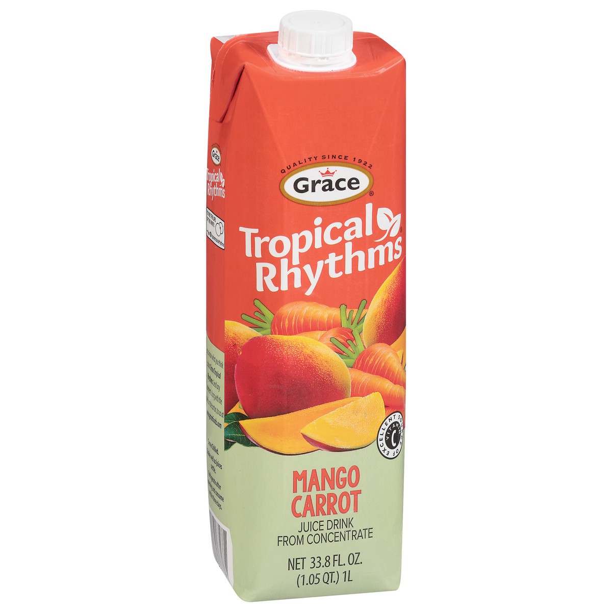 slide 2 of 9, Grace Tropical Rhythms Mango Carrot Juice Drink 33.8 fl oz, 33.8 fl oz