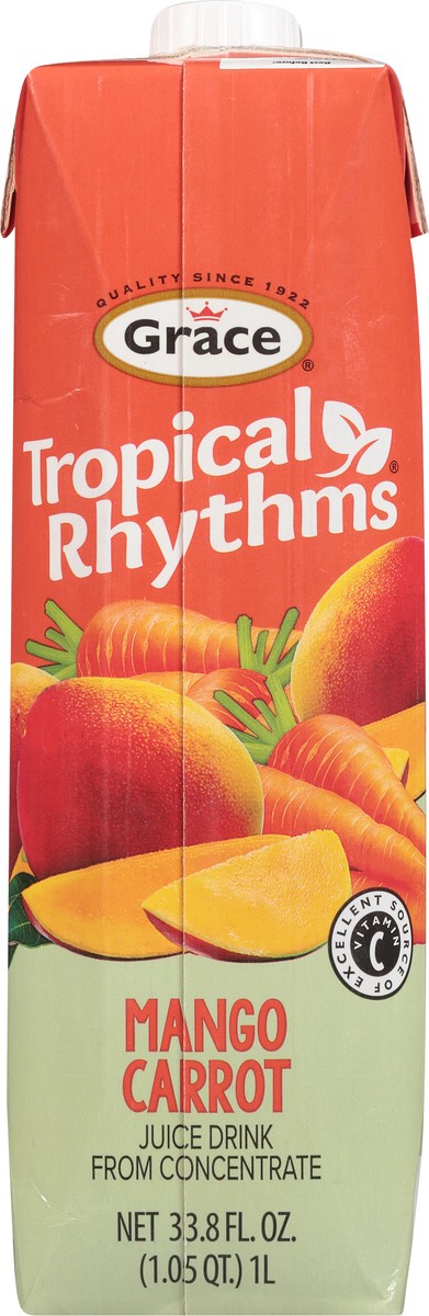 slide 5 of 9, Grace Tropical Rhythms Mango Carrot Juice Drink 33.8 fl oz, 33.8 fl oz