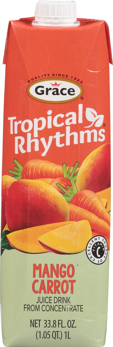 slide 6 of 9, Grace Tropical Rhythms Mango Carrot Juice Drink 33.8 fl oz, 33.8 fl oz