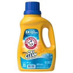 ARM & HAMMER Plus OxiClean Fresh Scent, 35 Loads Liquid Laundry Detergent, 45.5 Fl oz