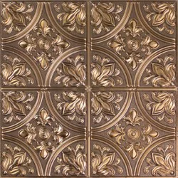 Roommates Copper Tin Peel & Stick Tile Backsplash
