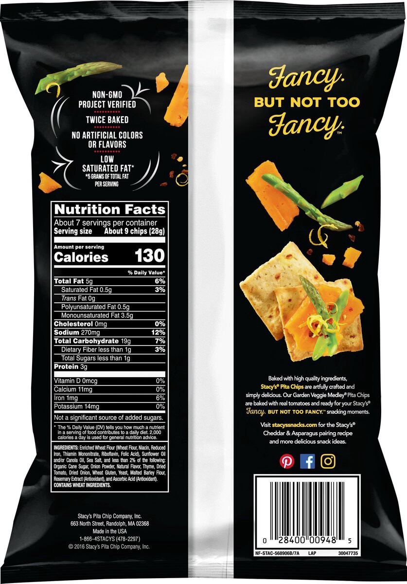 slide 5 of 6, Stacy's Pita Chips, 7.33 oz