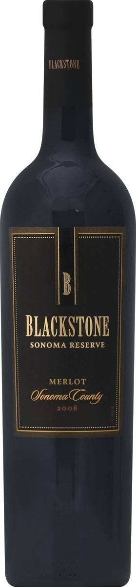 slide 2 of 2, Blackstone Sonoma Reserve Merlot, 750 ml