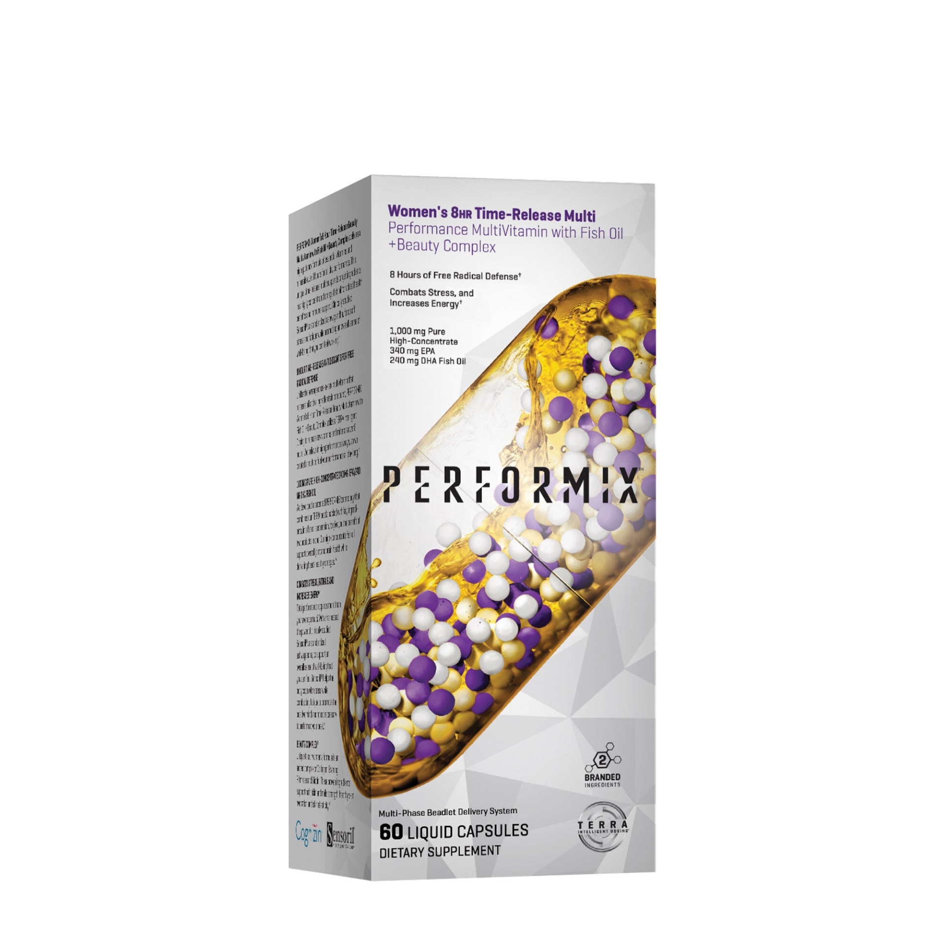 slide 1 of 1, Performix Women's 8HR Time-Released Multi, 60 ct