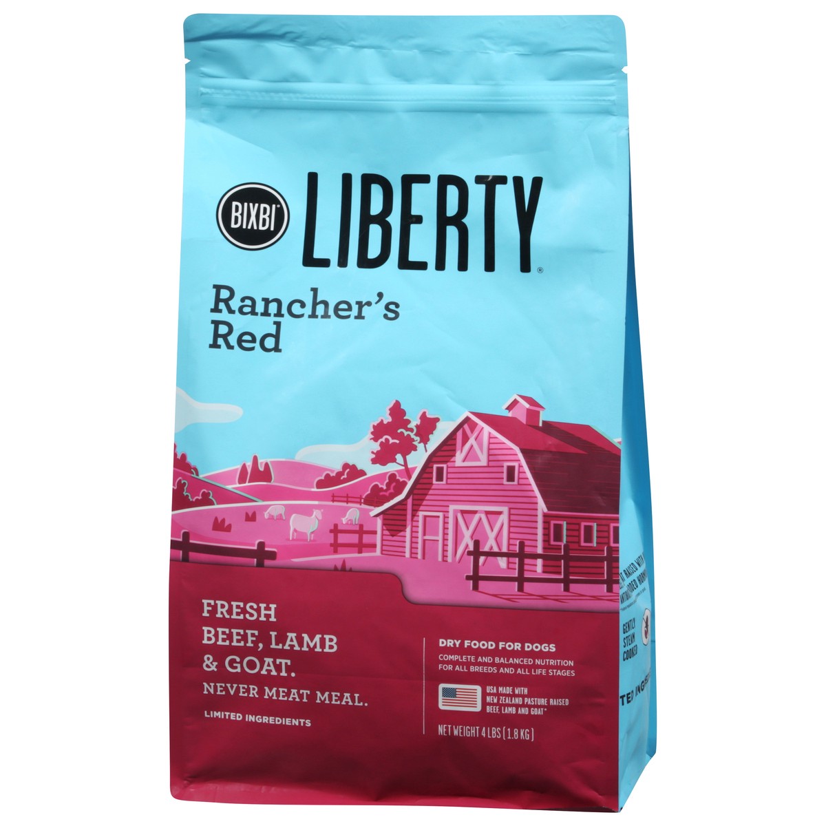 slide 5 of 10, Liberty Rancher's Red Dog Food 4 lb, 4 lb