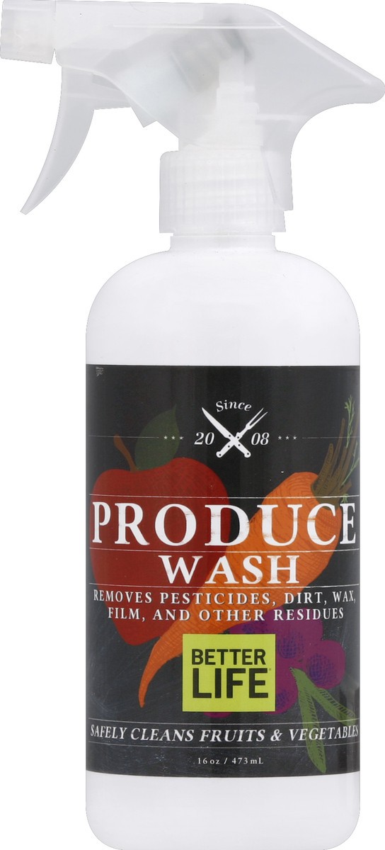 slide 2 of 2, Better Life Produce Wash 16 oz, 16 oz