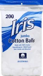 IRIS Cotton Balls 200 ea