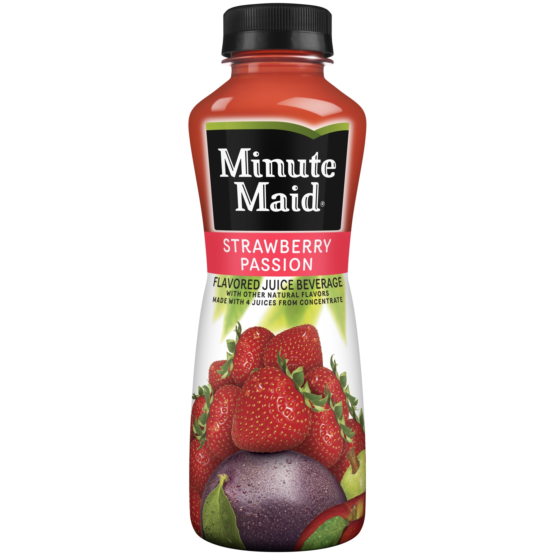 slide 1 of 1, Minute Maid Juice Beverage Strawberry Passion Flavored, 15.2 oz