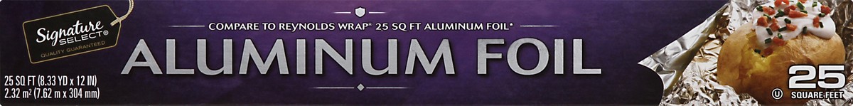 slide 6 of 9, Signature Select Aluminum Foil 1 ea, 1.0 ct
