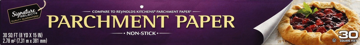slide 6 of 9, Signature SELECT Paper Parchment Non Stick 30 Sq. Ft. - Each, 1 ct