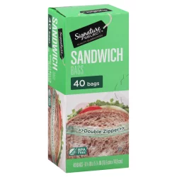 Signature Select Sandwich Bags 40 ea