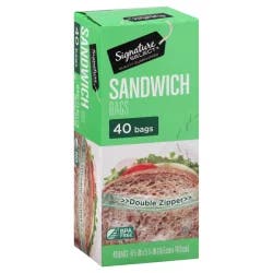 Signature Select Sandwich Bags 40 ea