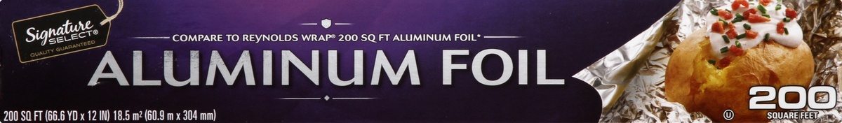 slide 4 of 9, Signature Select Aluminum Foil 1 ea, 