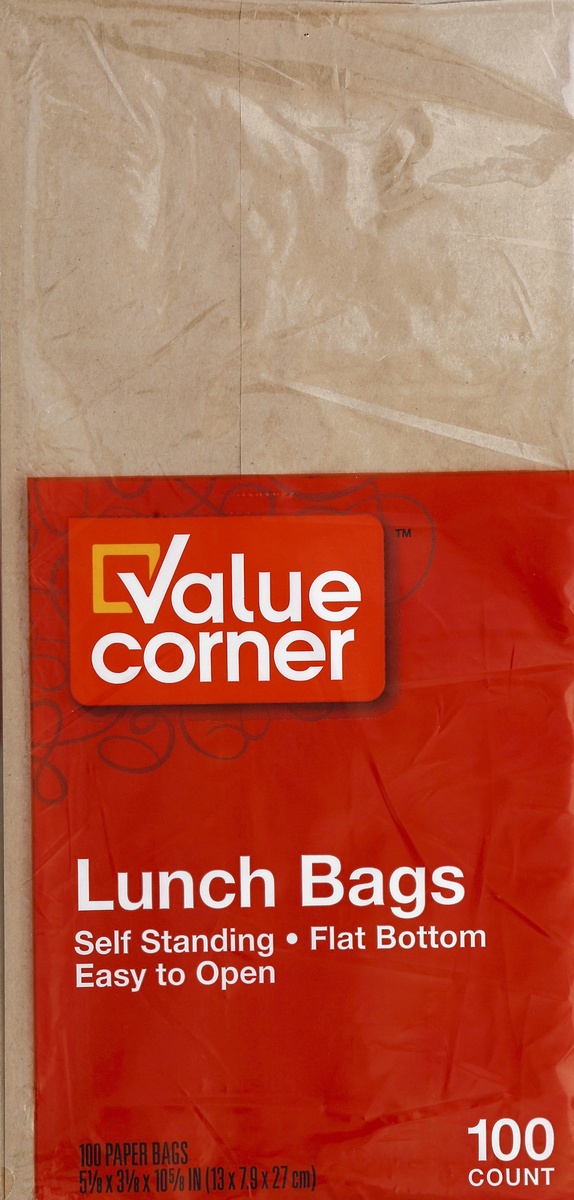 slide 3 of 5, Pantry Essentials pantry essentials Lunch Bags Everyday Value, 100 ct