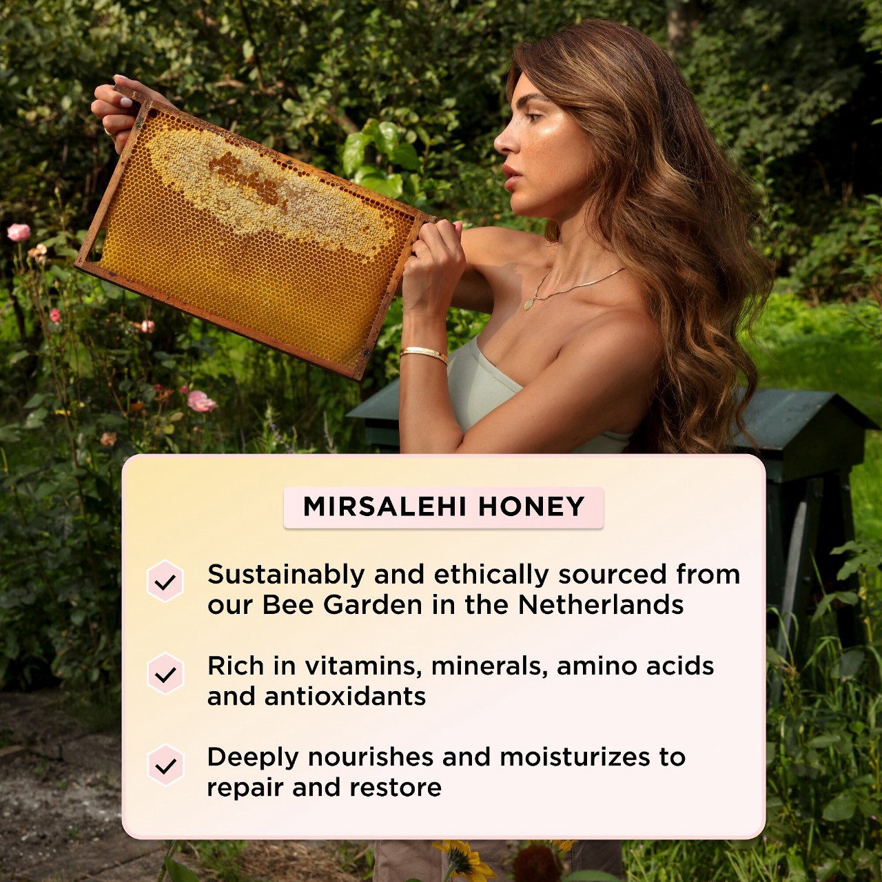 slide 6 of 9, Gisou Honey Infused Hair Mask 7.8 oz/230 mL, 7.8 oz/230 ml