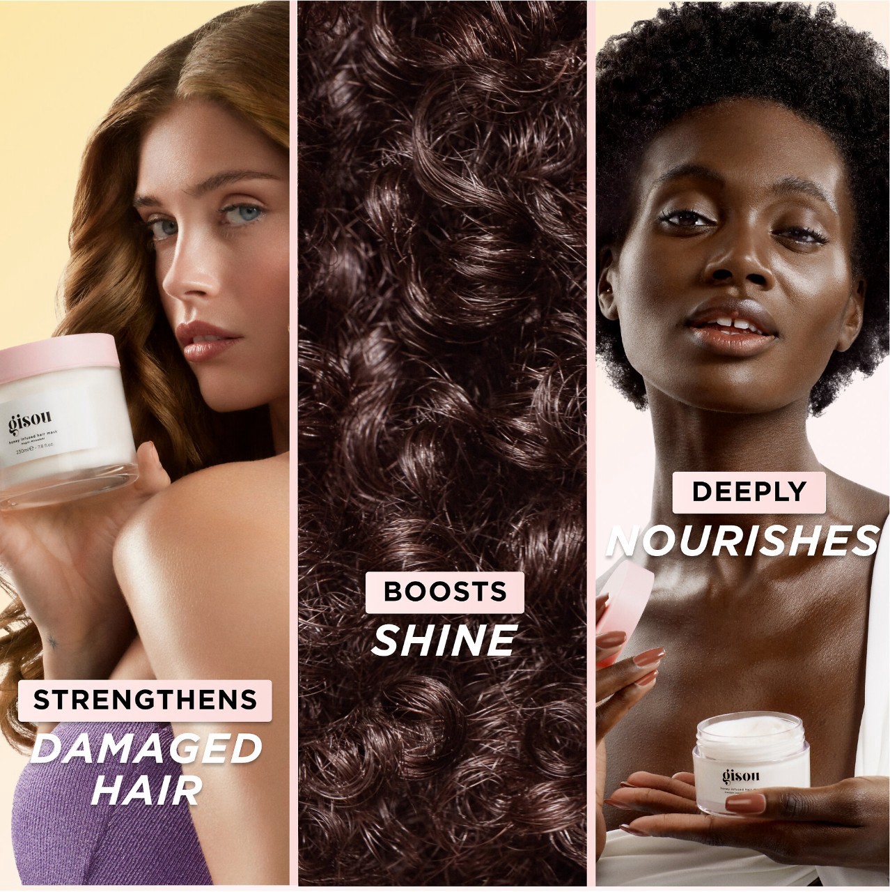 slide 8 of 9, Gisou Honey Infused Hair Mask 7.8 oz/230 mL, 7.8 oz/230 ml
