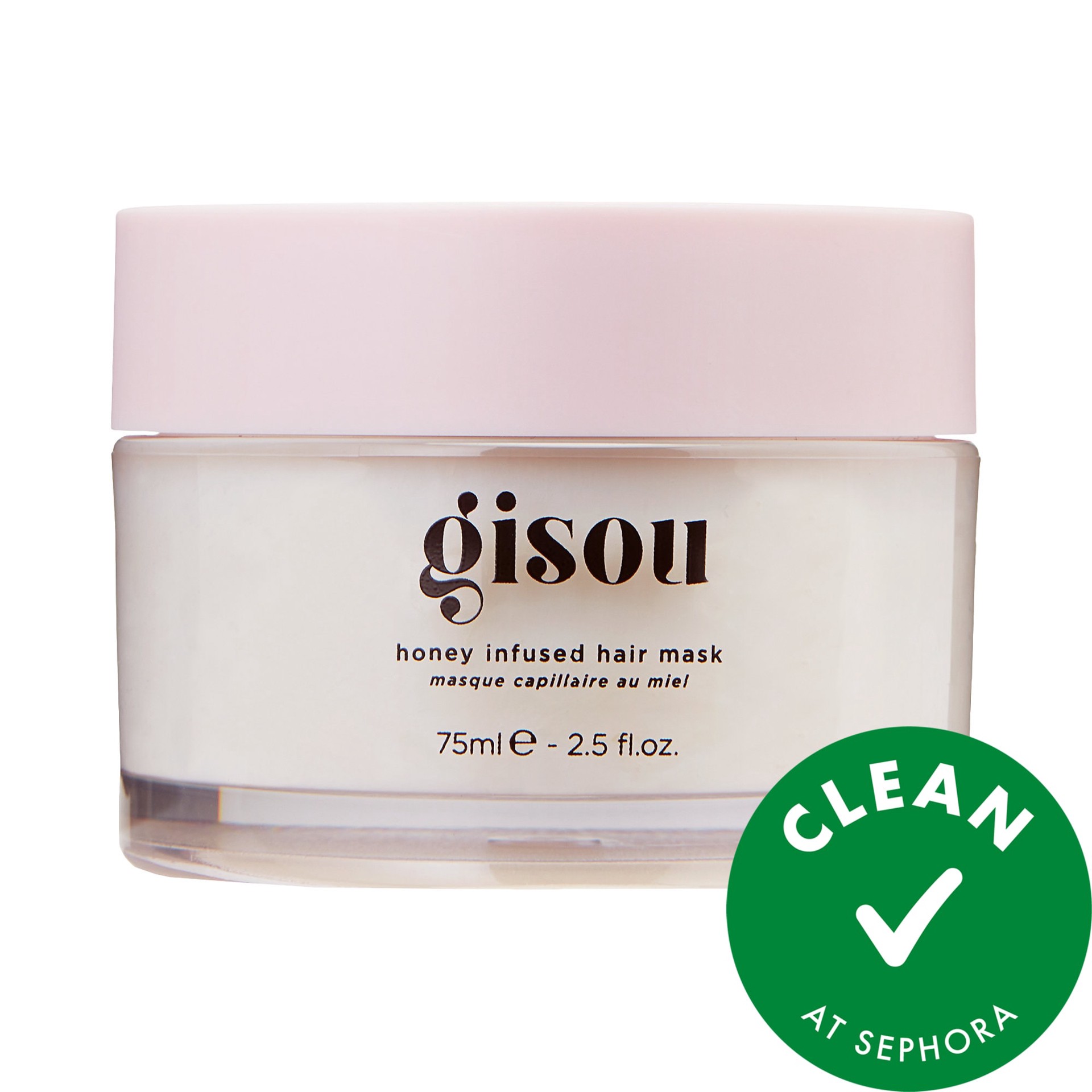 slide 1 of 9, Gisou Mini Honey Infused Hair Mask 2.5 oz/ 75 mL, 2.5 oz/ 75 ml