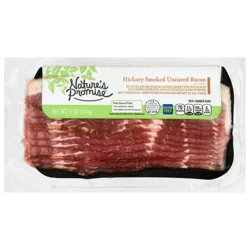 Nature's Promise Uncured Hickory Smoked Bacon Sliced