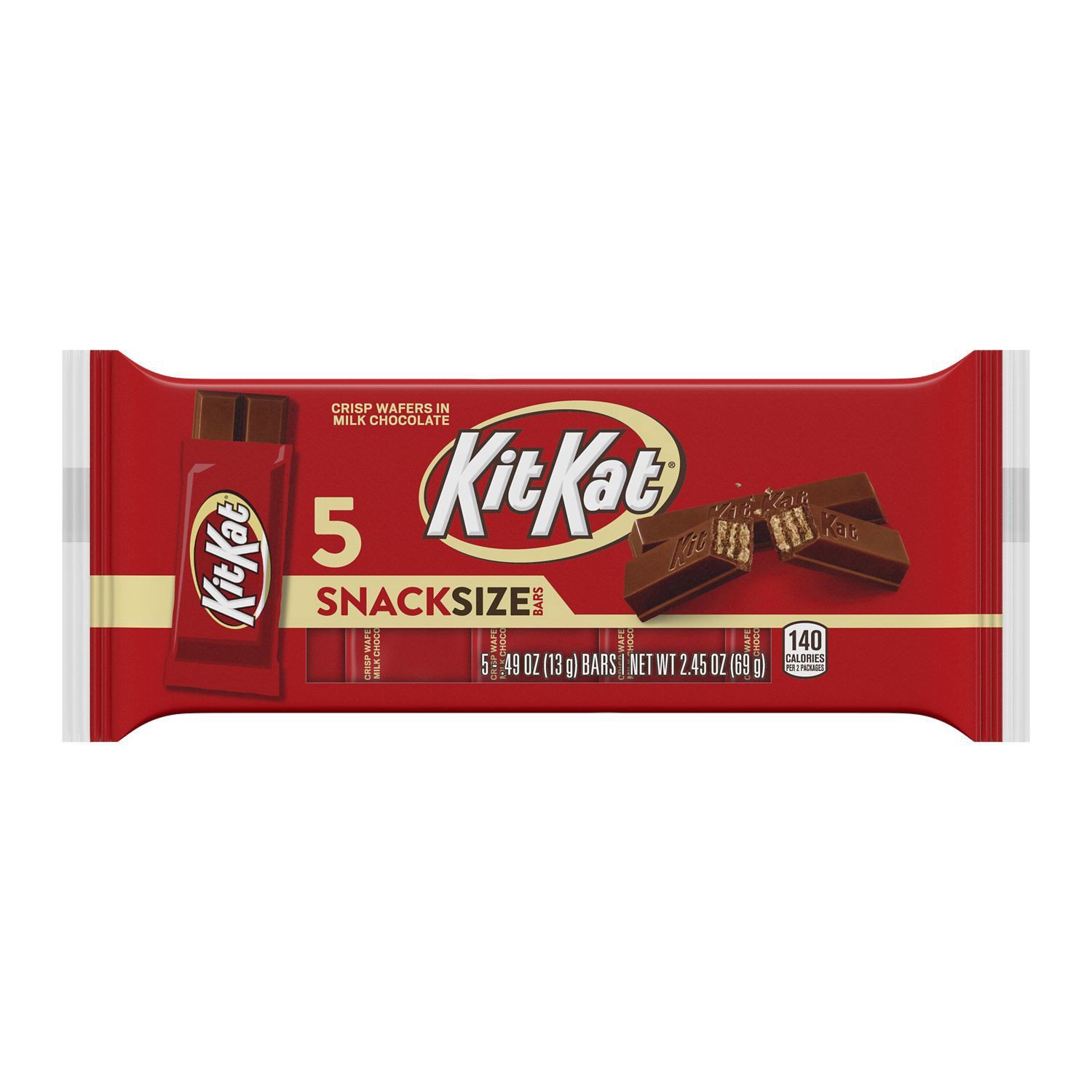 slide 1 of 6, Kit Kat 5 Pack, 1.96 oz