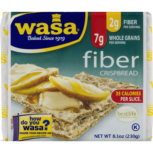 Wasa Fiber Whole Grain Crispbread 8.1 oz | Shipt