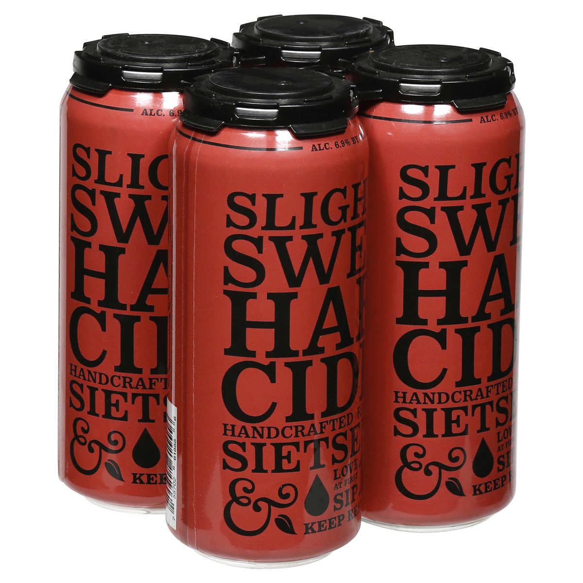 slide 3 of 5, Sietsema's Slightly Sweet Hard Cider, 4 ct; 16 fl oz